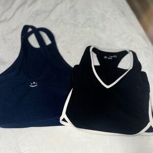 Beyond Yoga & aerie Black and Navy Apparel